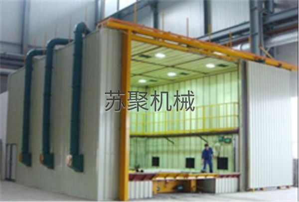 風(fēng)力回收式噴砂房01