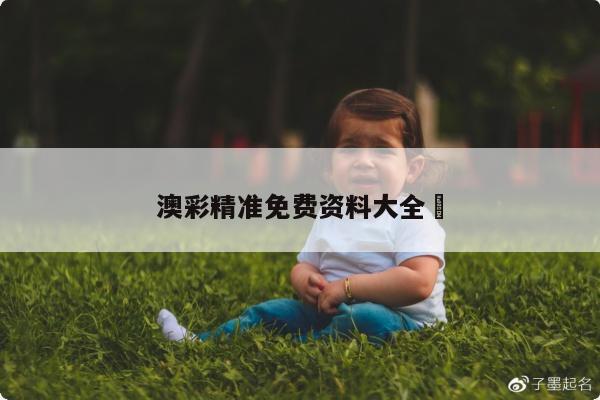 澳彩精准免费资料大全	